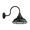 Nuvo Fixture, Outdr Sconce, 1-Light, Incandescent, 60W, 120V, A19, Med Base, Finish: Gloss Black / Silver 60/7002 - alternate 2